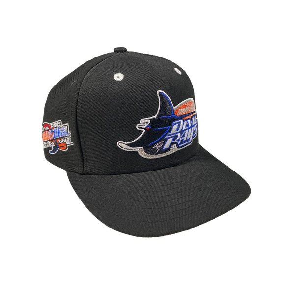 New Era x Lids HD Tampa Bay Rays Moon Man 59FIFTY Fitted Cap 7 1/8 - Picture 1 of 7